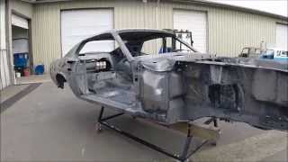 69 Ford Mustang Fastback after acid dipping