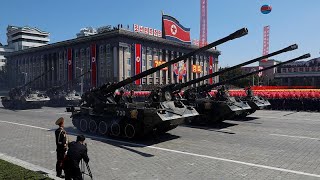 North Korea holds military parade without ballistic missiles