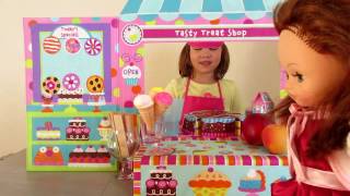для детей играем в кондитерскую.Toy Food cake kit