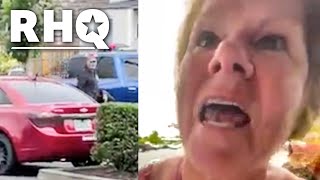 Racist Couple GOES CRAZY Over Bumper Sticker (VIDEO)