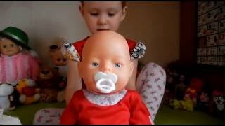 Кукла БЕБИ БОН. Обзор. Видео для девочек. Doll Baby Born. Review. Video for girls.