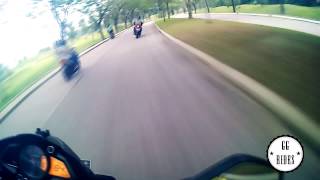 Pulsar 200NS VS CBR 150R CBU!!
