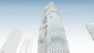 3D Architecture animation - Manchester High-rise Office Buil