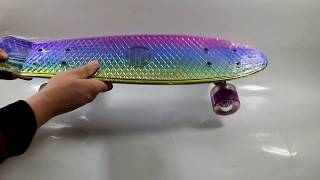 Миниборд MC Plastic Board Metallic, silver