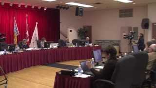 Mayor Lois Jackson questions Jeff Scott about coal and its dangerous components