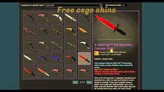 how to get free skins in csgo. 2017/2018 glitch*