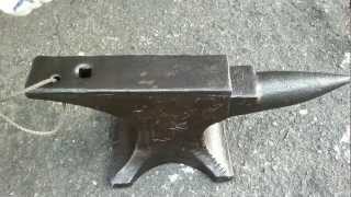 (舊)(正) 82KG 拆船單牛角鋼質打鐵砧15