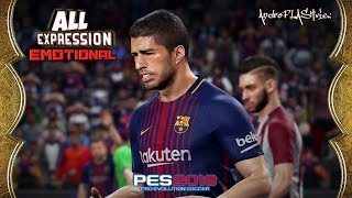 PES 2018 (NEXT) - Gameplay ON #2! ALL EXPRESSION EMOTION in 1080P (60fps)