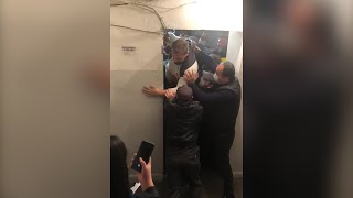 „ლეიბორისტებმა“ თბილისში საოლქო კომისიის ოფისში შეჭრა სცადეს