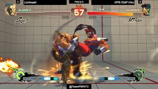 SSF4AE Team PIE Sets - EMP Hiro (M. Bison) vs Lionheart (Sagat)
