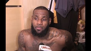 Lebron James Postgame Interview | Spurs vs Cavaliers | February 25, 2018