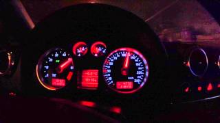 Audi TT 1.8T acceleration 0-100 test. Winter. GoPro 3+ black.