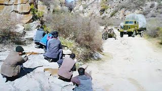 中國獵人部隊埋伏日軍糧車，卻不料車里竟藏了神秘部隊！ ️ 抗日