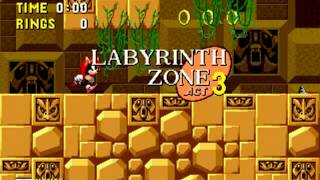 Sonic the Hedgehog 1 Labyrinth Zone Act 3 (Mighty)(Aquaslash and Cinossu Sprites)