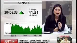 Budget discussion, NDTV