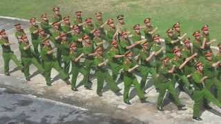duyệt đội ngũ - lễ khai giảng năm học 2013 trường trung cấp quân y 2 (12/09/2013)