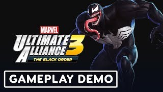 Marvel Ultimate Alliance 3 Gameplay (Venom, Deadpool, Wolverine) - IGN LIVE | E3 2019