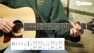 Worried Man Blues Carter Style and Intermediate - Guitar Lesson