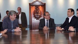 Eduardo Tassano y Gustavo Valdés trabajan juntos en el Plan Hídrico