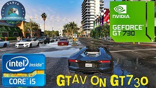 GTA V Gameplay on GeForce GT 730 | i5 4460