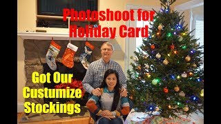 American Filipina Life In America  He Surprised Me With Custumize Christmas Stockings with Our Nam