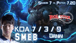 KT Smeb ORNN vs JAX Top - Patch 7.20 KR Ranked