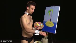 Learn To Paint A Stranded Man With The Shirtless Painter