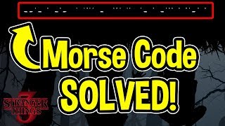 ROBLOX STRANGER THINGS EVENT MORSE CODE CLUE *SOLVED!*