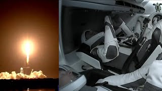 SpaceX Crew-3 launch and Falcon 9 first stage landing