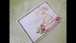 All Glammed Up Dress Card Kit Series Process Video