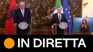 Dichiarazioni alla stampa del Presidente #Draghi e del Primo Ministro albanese Rama