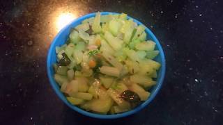 ಚೌ ಚೌ ಪಲ್ಯ ಮಾಡುವ ವಿಧಾನ | chow chow palya | seeme badinekai palya | Chayote Chutney