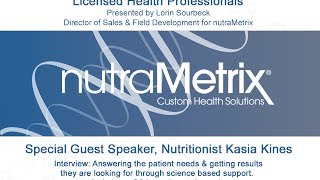 nutraMetrix for Licensed Health Professional Introduction