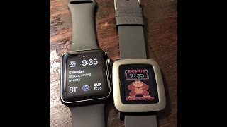 Do I keep the Apple Watch or Pebble Time?