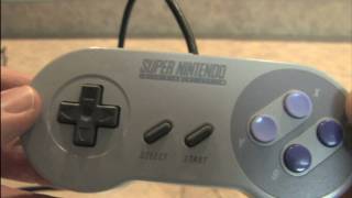 Classic Game Room - SUPER NINTENDO SNES controller review
