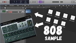 КАК РАБОТАТЬ С СЭМПЛАМИ 808 БАССА В LOGIC PRO X