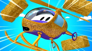 Toms Autowaschanlage -  Hella Der Helikopter Ist Voll Mit Stroh - Cartoons für Kinder ? ?