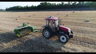Пресс-подборщик John Deere 459 Джон дир на соломе