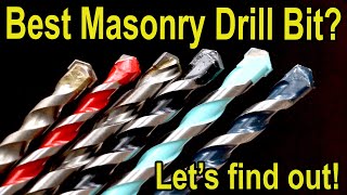 Which Masonry Drill Bit Brand is Best? Let's find out!