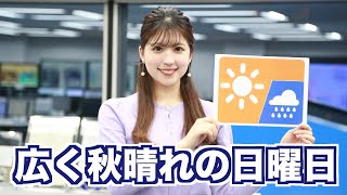 お天気キャスター解説 あす 11月6日(日)の天気