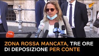 Zona rossa mancata, tre ore di deposizione per Conte