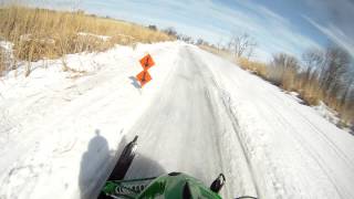 USCC snowmobile racing Sport 600 Improved Warroad MN 03-11-2012
