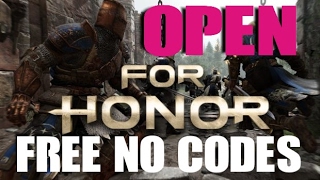 For Honor Open Beta FREE NO CODES PS4 PC Xbox One 1