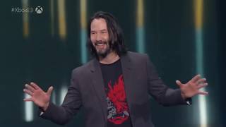 Keanu Reeves anuncia Cyberpunk 2077 na #XboxE3 - E3 2019