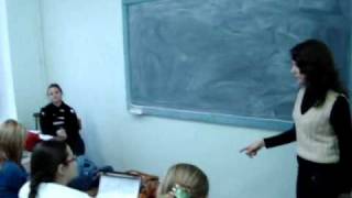 English Philology students acting in class, part 4/10
