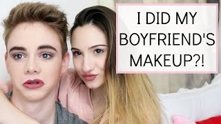 DOING MY BOYFRIENDS MAKEUP || BeautyChickee