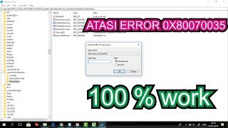 Fix Error Code: 0x80070035 The network path was not found (SOLVED)