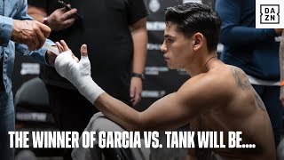 The Winner Between Ryan Garcia And Tank Davis Is _____