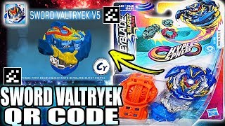 SWORD VALTRYEK V5 QR CODE BEYBLADE BURST RISE APP