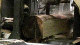 Beam Sawing at Herbert Lumber in Riddle, OR